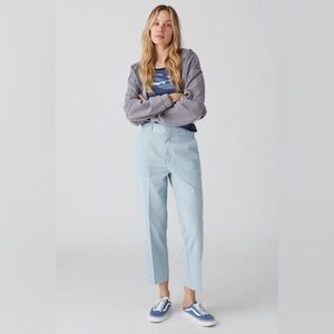 Light Blue Dickies Urban Outfitters UO exclusive high waist ankle pants